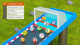 Marble Race Football Clubs - UEFA Champions League 2020-2021