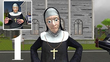 Nun Neighbor Escape From Evil 3D Levels 1 to 3 Gameplay (ANDROID/IOS)