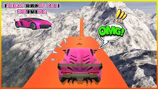 Chơi Đua Xe Ô Tô Trên Bầu Trời #1 | Lái Lamborghini Veneno | Game Mega Ramp Car Driving screenshot 2