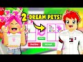 SURPRISING MY GF WITH *2* of her DREAM PETS! Adopt Me Roblox!  *cutest reaction*