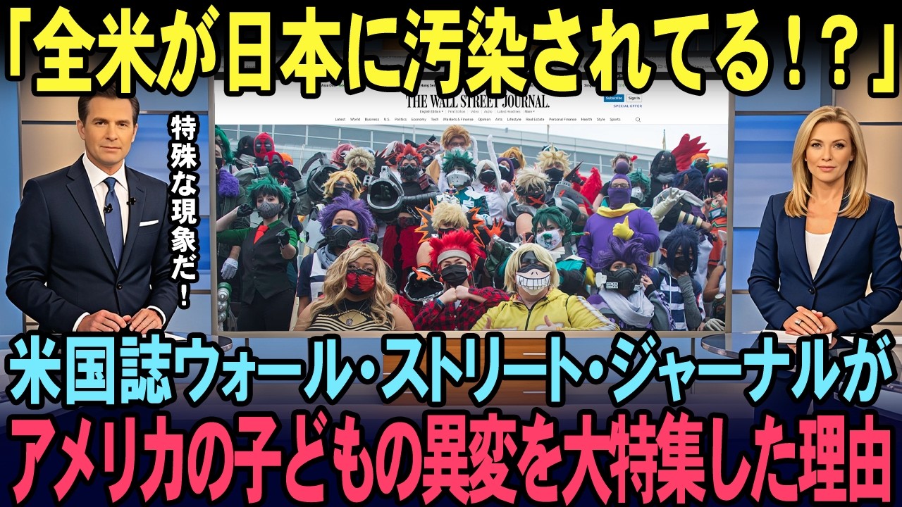 「まさかここまでとは…」ウォール・ストリート・ジャーナルが報じた脅威的な日本の影響力！！欧米で起きている日本化現象に海外騒然！！【海外の反応】