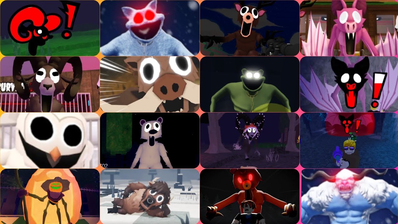 99 Nights in the Forest: NEW HUNGRY OWL Jumpscares Compilation! [ROBLOX]