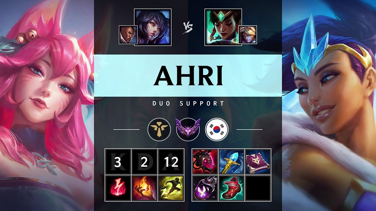 Ahri Support vs Karma - KR Master Patch 25.13