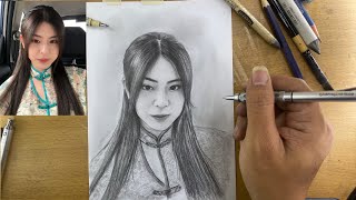 How to Draw an Asian Woman | Realistic Portrait