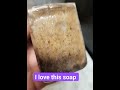 Black soap with grit