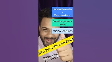 RTU 7th and 5th sem EXAM 2025 update 🔥 | MUST WATCH before  RTU EXAM 2025