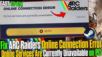 🌐 Fix Arc Raiders ONLINE CONNECTION ERROR | Can’t Connect to Servers? WATCH THIS 🎮