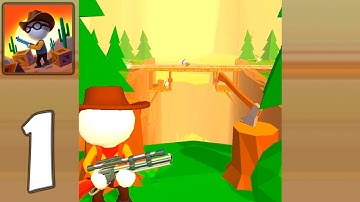 Western Sniper - Mobile Gameplay Walkthrough Part 1 (iOS, Android)