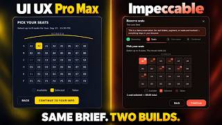 UI UX Pro Max vs Impeccable: I Built the Same Website Twice