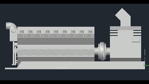 autoCAD 3D, Engine, how to drawing engine, 3D Modeling