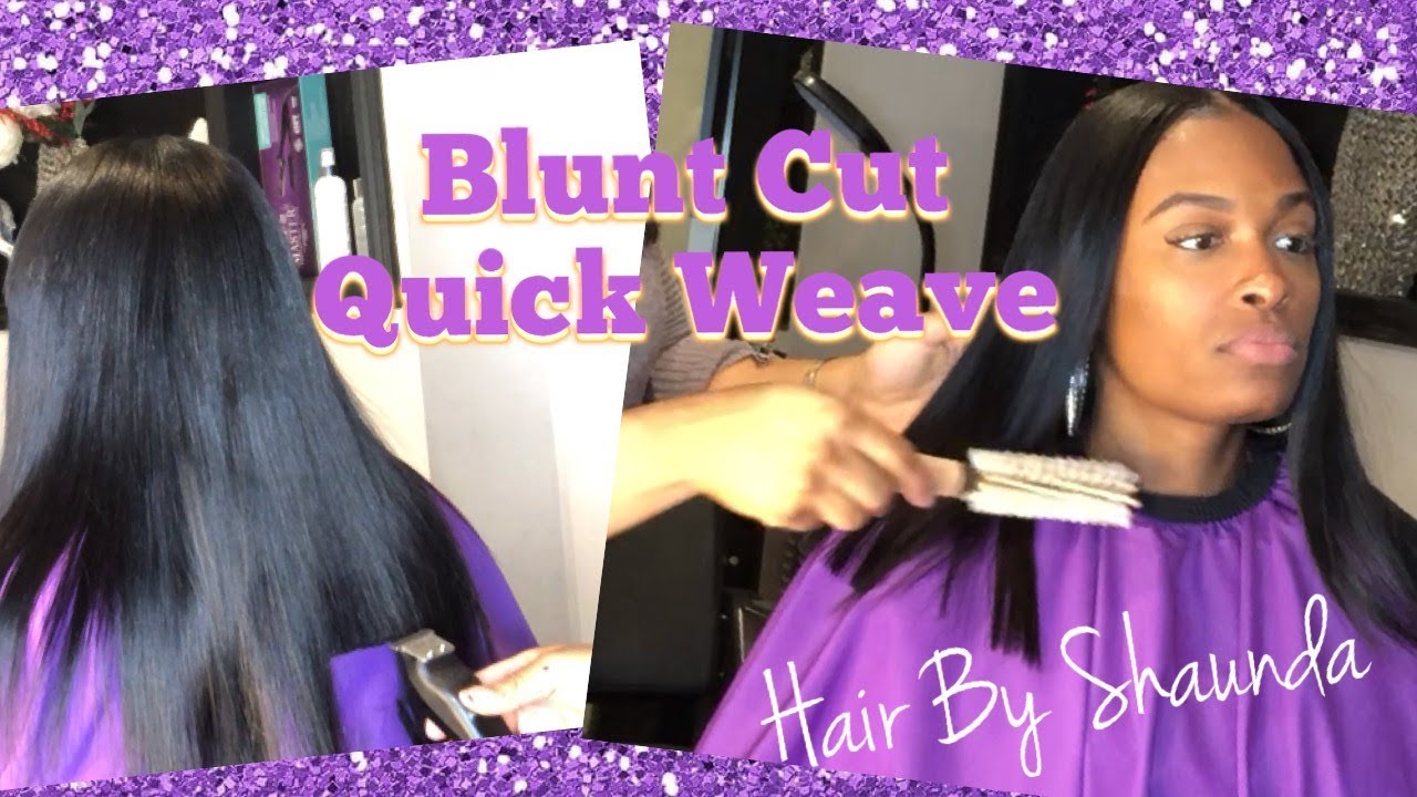 Blunt Cut Quick Weave Bob Salon Cass Hair Silk Master