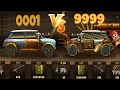 Zombie Hill racing 2_Zombie Car upgrade 0001 vs 9999 level