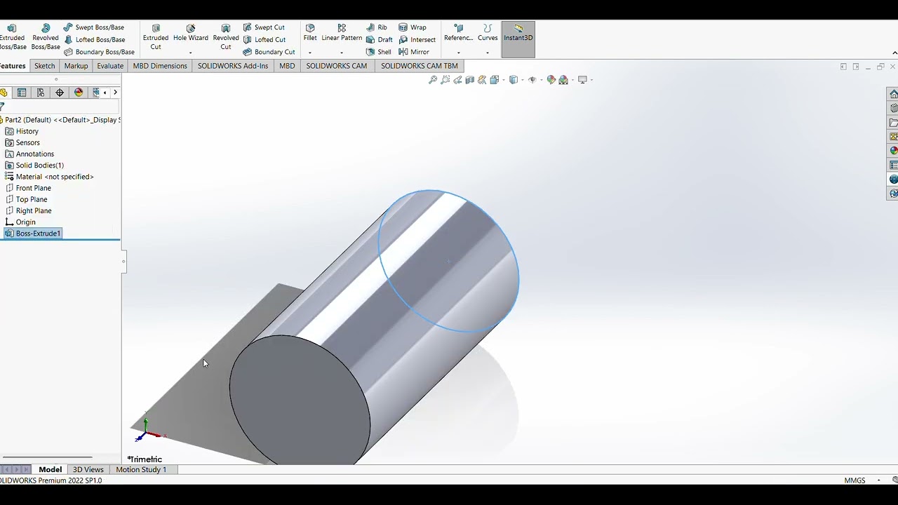 Basics of Creating and Using a SOLIDWORKS Assembly | Part Modelling and Assembly of PIN & PLATE