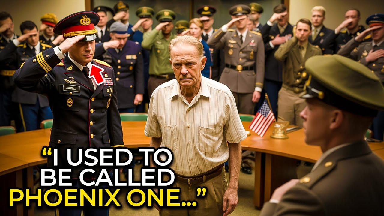 Officers Demanded Old Man's Call Sign — After He Said 'Phoenix One', The Whole Room Saluted Him
