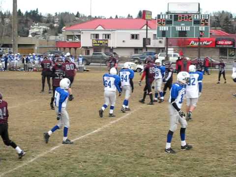 Foothills Bantam Falcons Last play, 2008