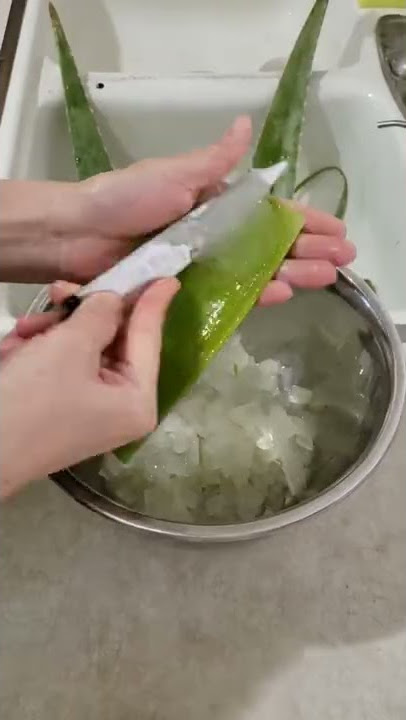 Aloe vera dessert - Aloe vera drink #aloevera #dessert #recipe #dessertrecipe