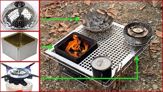 오래된 캠핑 테이블 개조하기 2탄ㅣ스텐찜기ㅣrenovate an old camping table part 2ㅣstainless steamer