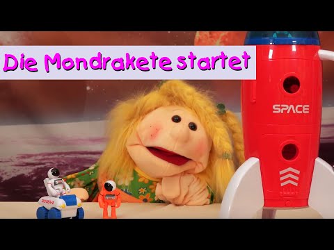 Die Mondrakete startet || Kinderlieder mit Puppen