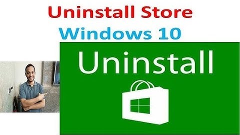 How to Remove  windows Store  -  Windows 10