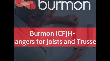 Burmon ICFJH Hangers for Joists and Trusses