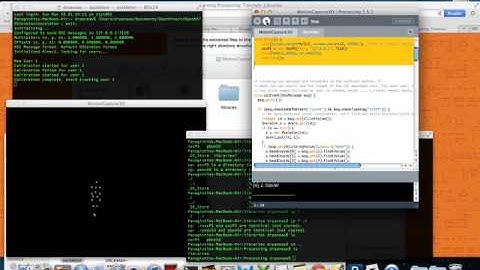Kinect using OSceleton sample MotionCapture3D