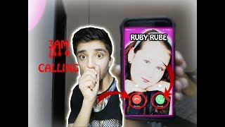 CALLING RUBY RUBE AT 3AM *OMG SHE ACTUALLY ANSWERED* |*SO CREEPY!!*OMG*|