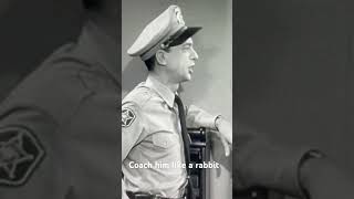 The Andy Griffith Show: Barney tells Andy that he will train him the same way he was trained