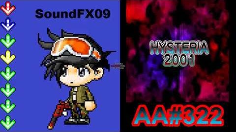 HYSTERIA 2001 - CHALLENGE - AA#322 (Full Combo) on DDR EXTREME (AC, Japan)