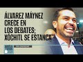 #PuntosYComas¬ Álvarez Máynez crece en los debates; Xóchitl se estanca