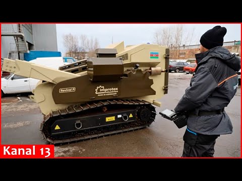 Видео: Azerbaijan hands over Revival P demining vehicle to Ukrainian rescuers