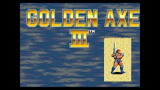 Golden Axe 3 (No Damage) Playthrough (Sega) / Прохождение (Без Повреждений) MAN