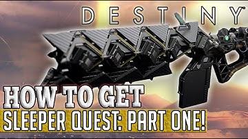 Destiny | How to get the Sleeper Simulant Quest! - Part One: Ikelos Fusion Core!