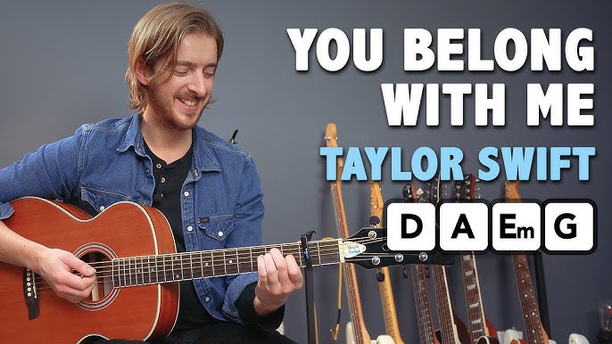 You Belong With Me Easy Guitar Lesson + FULL Playalong