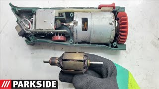 Fix cordless angle grinder  -  winding motor  -  parkside PWSA 20 Li B3 by Dahen Zana 328,369 views 1 year ago 28 minutes