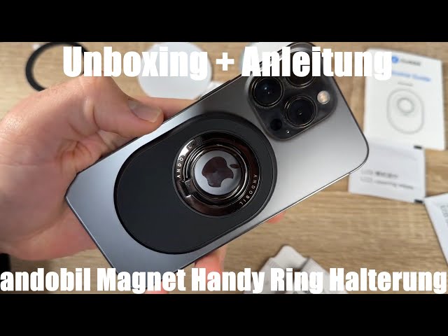 andobil Magnet Handy Ring Halterung für MagSafe Doppelseitig