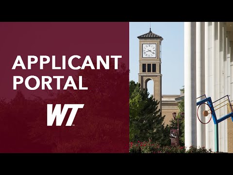 WT Graduate School - Applicant Portal