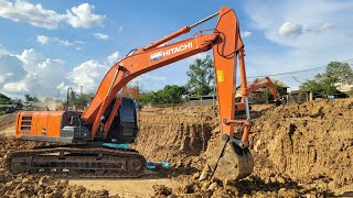 Team excavator kobelco excavator Hitachi alo activities. #excavater #trcator