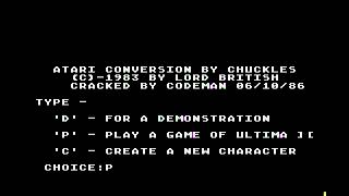 ATARI 8BIT XL XE Ultima II 2 Revenge Of The Enchantress PROBLEM 400 800 600 1200 1400 1450 ATARIMANI