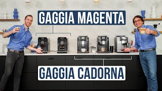 Compare: Gaggia Magenta vs. Gaggia Cadorna Automatic Espresso Machines
