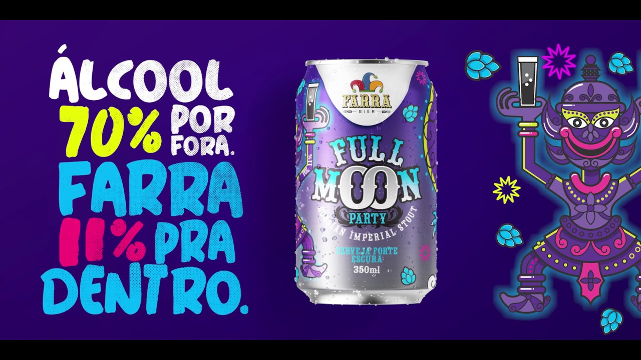 Farra Bier - Campanha OOH Delivery - Full Moon