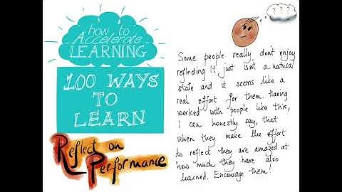 100 Ways to Learn #69 Reflect on Performance | The Learning and Performance Institute