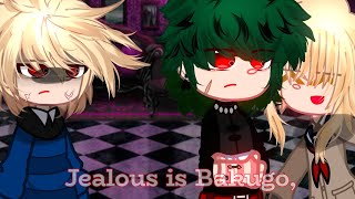 Bakugo is Jealous|| DkBk // DekuBaku || mistakes || Villain Deku ||