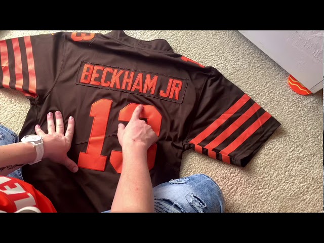 Fake Knockoff Nike Nick Chubb 1946 Browns Jersey Review 