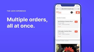 Place multiple orders, get them all at once.