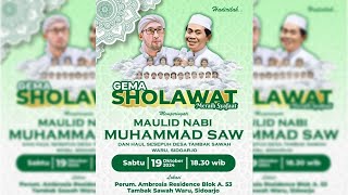 🔴 LIVE GEMA SHOLAWAT MERAIH SYAFA'AT BERSAMA KH. ANWAR ZAHID \u0026 HABIB ALI ZAINAL ABIDIN ASSEGAF