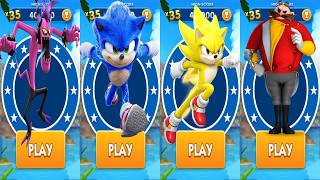 Sonic Dash Racing Game - Movie Sonic & Movie Super Sonic vs Bosses Zazz & Dr Eggmna Gameplay screenshot 5