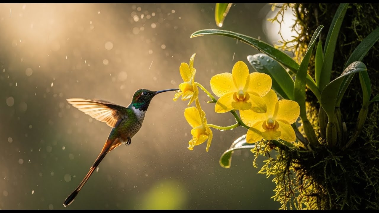 Deep Sleep And Calm Meditation With Soothing Waterfall And Forest Birdsong Ambience