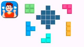 Easy Game Level 76 Place all shapes in the area above them. screenshot 5