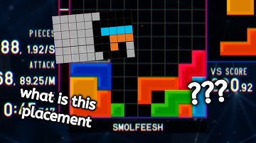 a really really rare T-spin setup