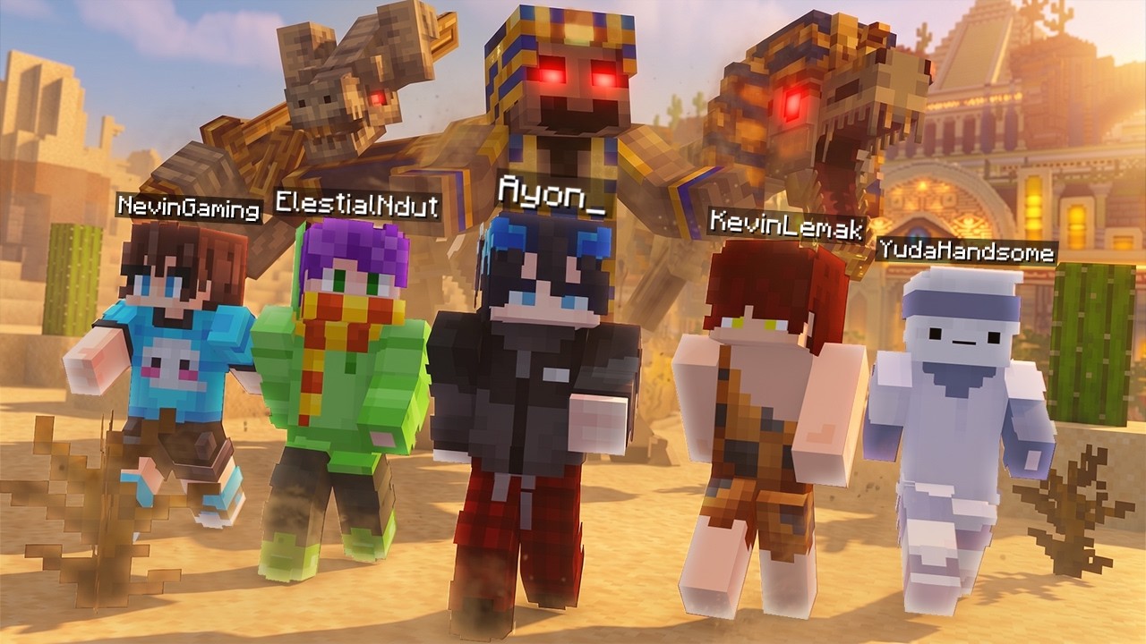Simulasi Minecraft PENCURI MAKAM FIRAUN! ... ( CHALLANGE SUSAH JIR!)